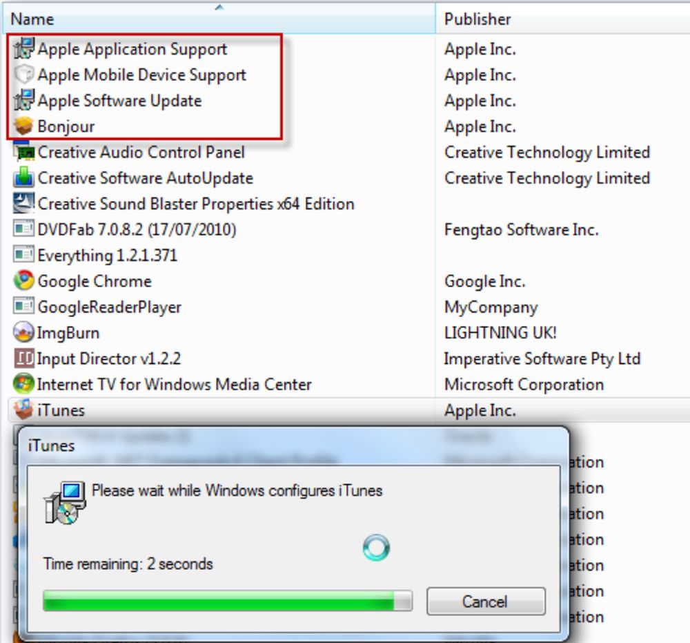 Methods to Uninstall iTunes from Windows computer
